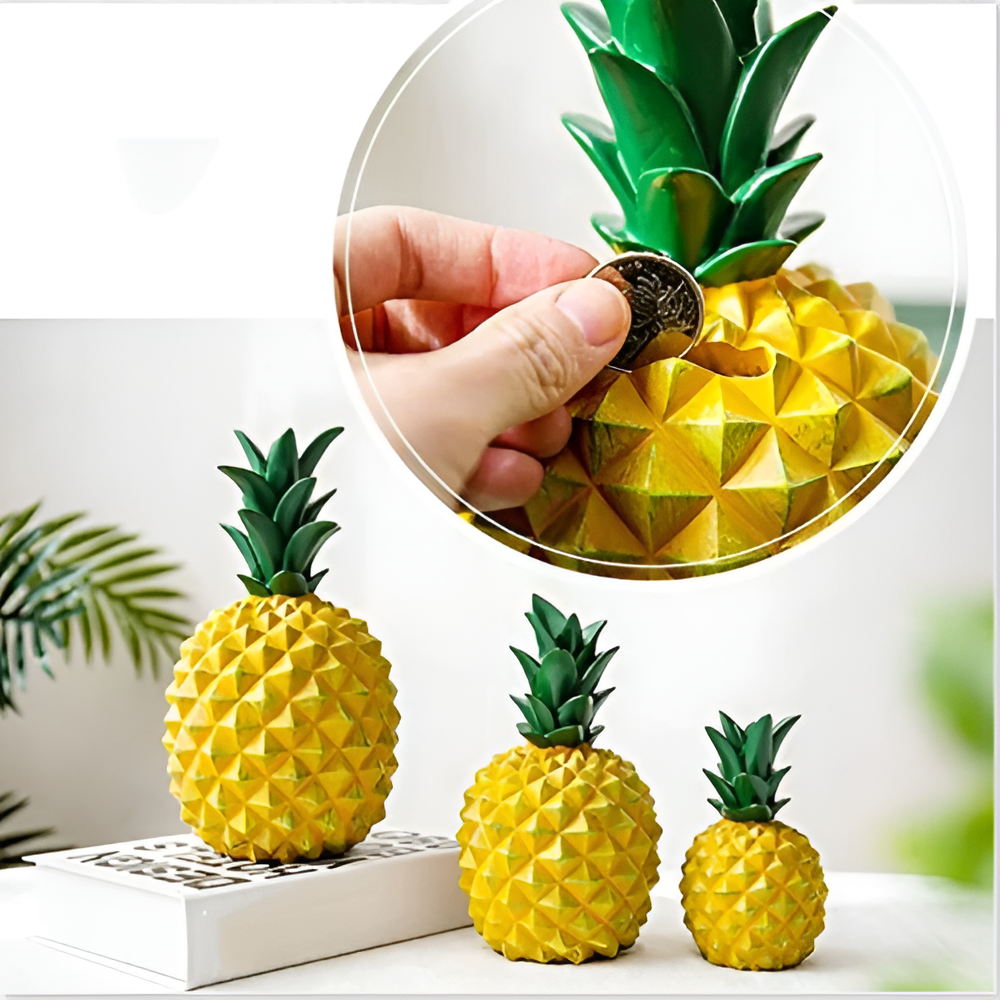 Tirelire Ananas Cash Crop – Solution d'épargne élégante et durable pour votre intérieur
