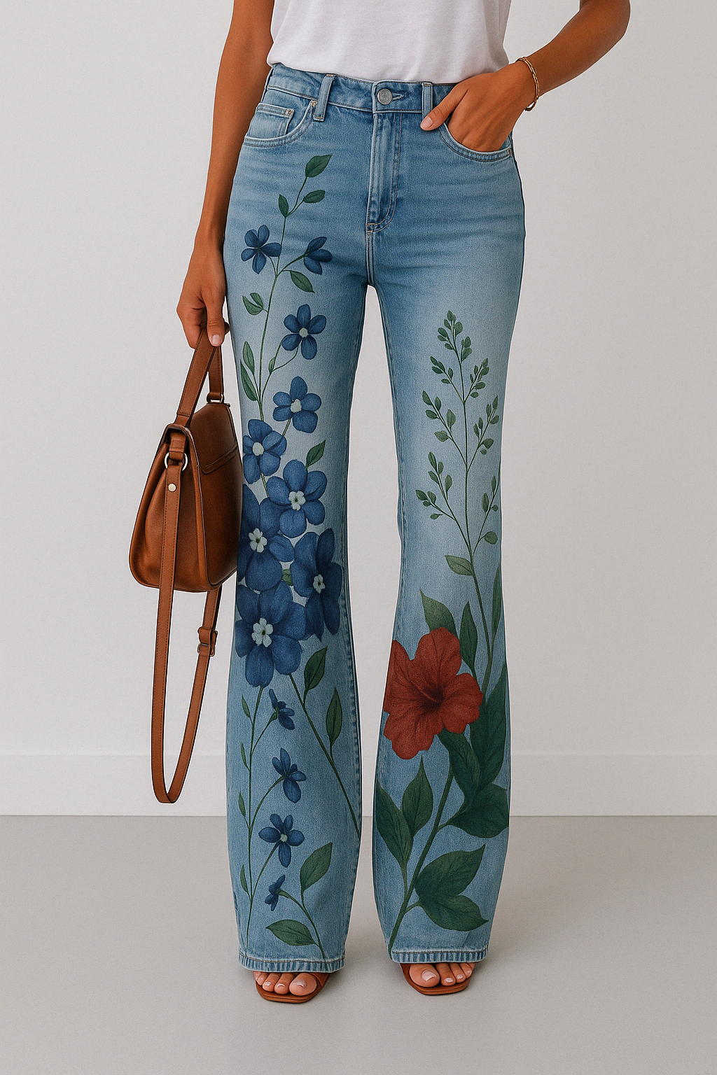 Sylvia™ Pantalons Évasés