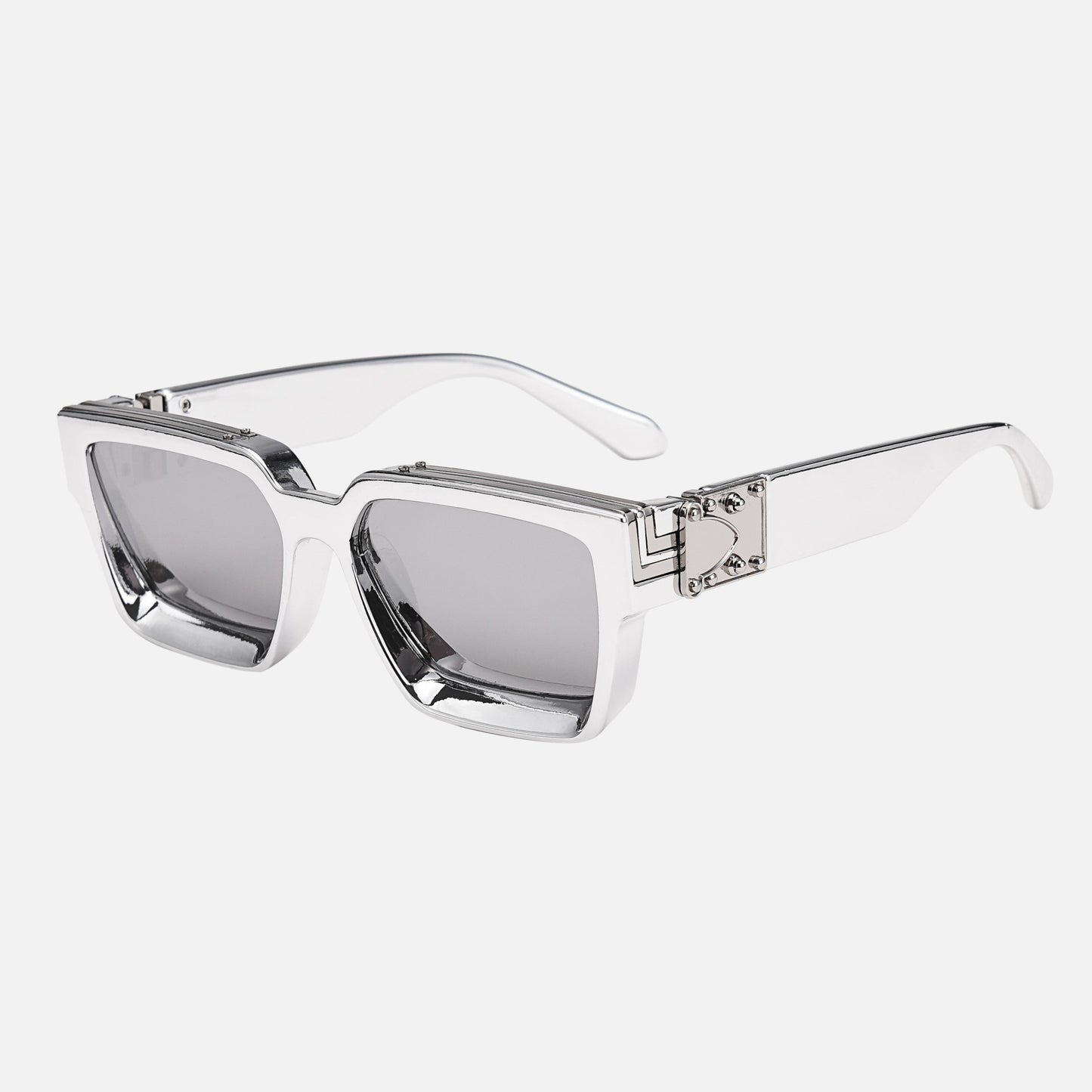 EDGERTYLE - Lunettes de soleil carrées d'inspiration rétro pour hommes et femmes