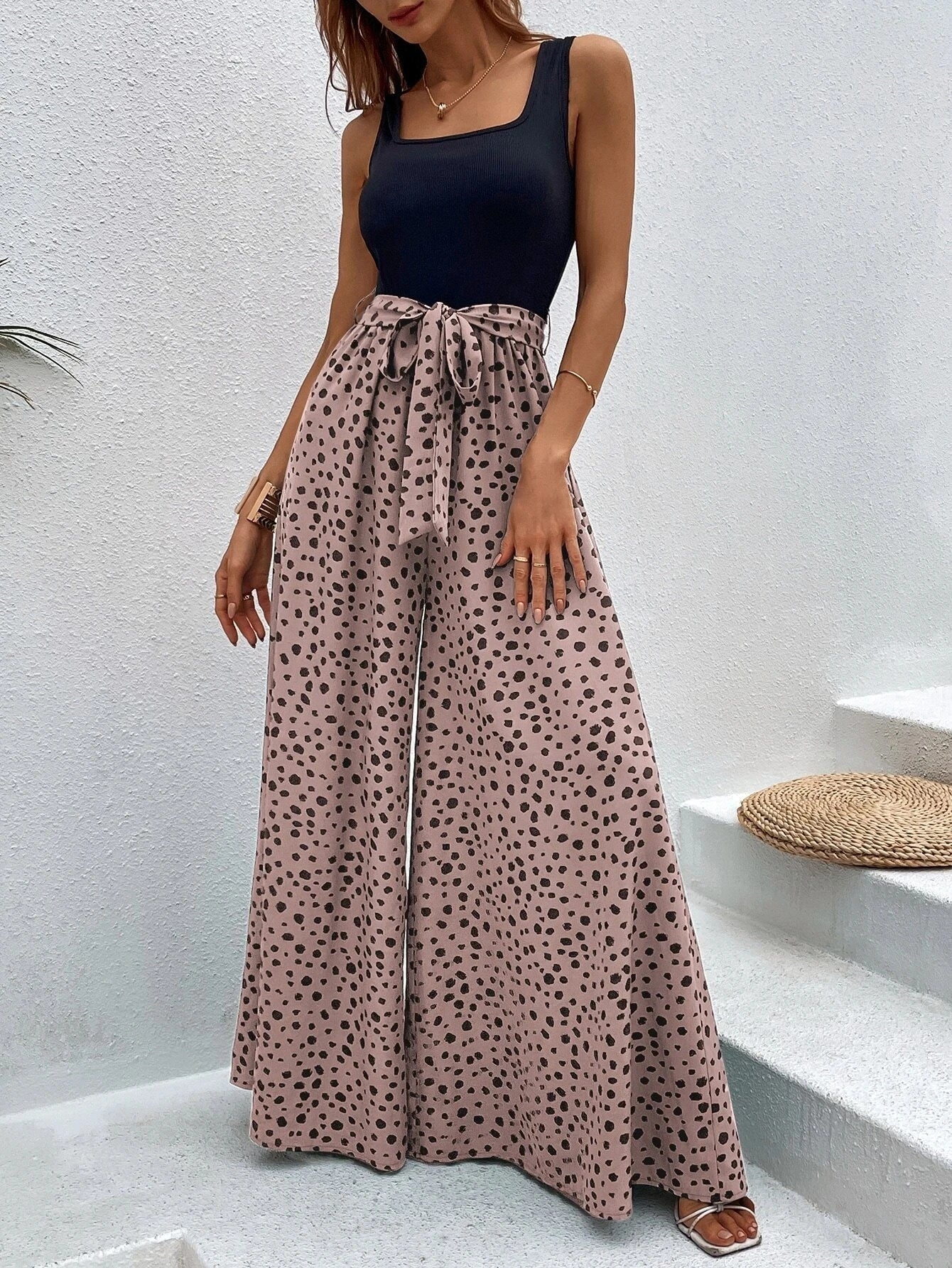 Amélie - Pantalon Large D'Été