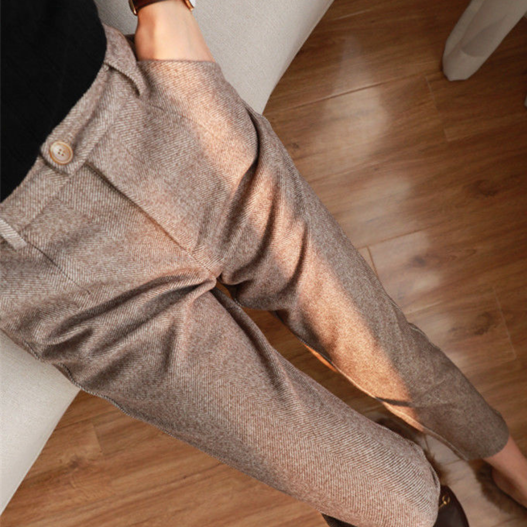 Véronique - Pantalon En Laine Pour Femme