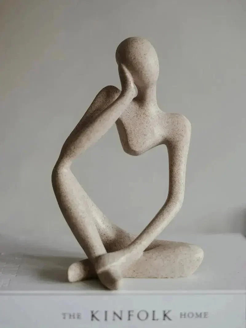 Sculpture Élégante "Le Penseur" – Décoration Unique pour la Maison & le Bureau