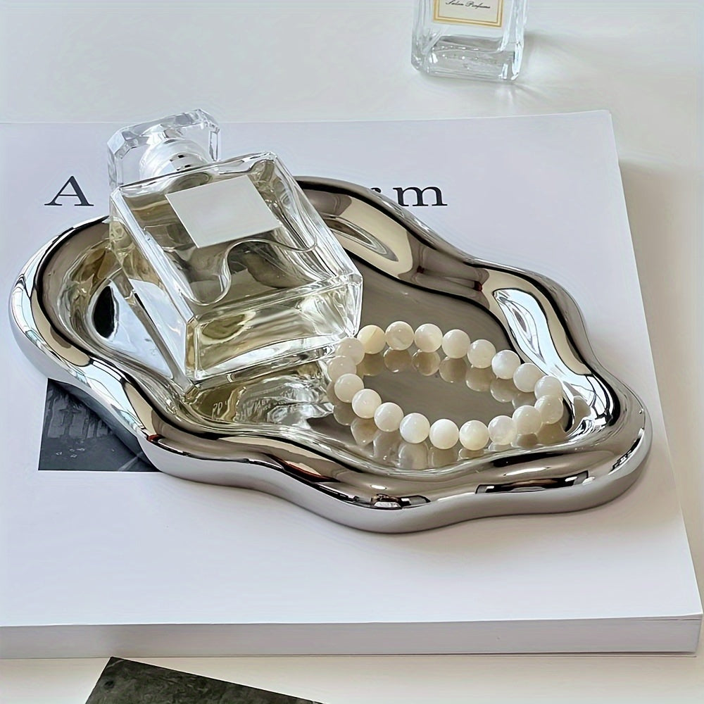 Bol en céramique élégant en forme de nuage – Solution de rangement luxueuse