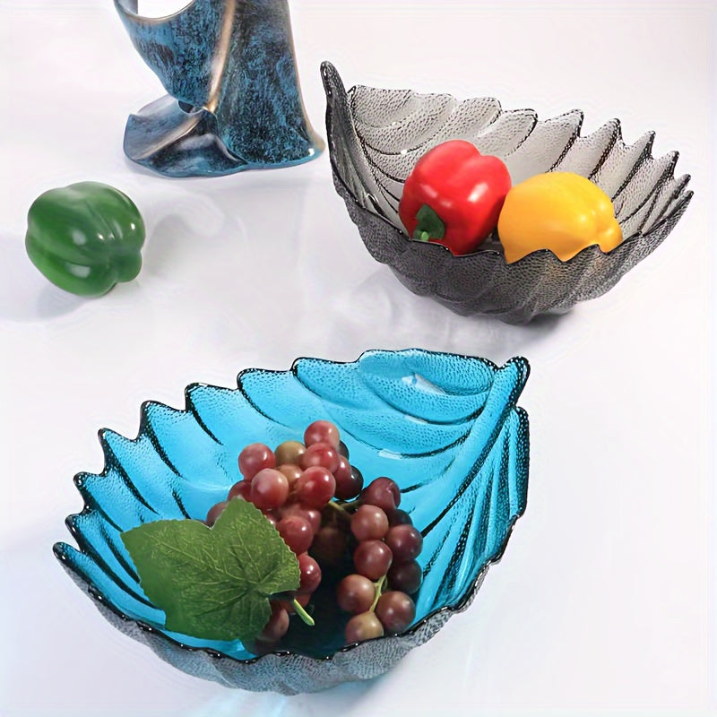 Saladier FeatherGlass adapté aux micro-ondes – Élégant saladier en verre avec motif de plumes