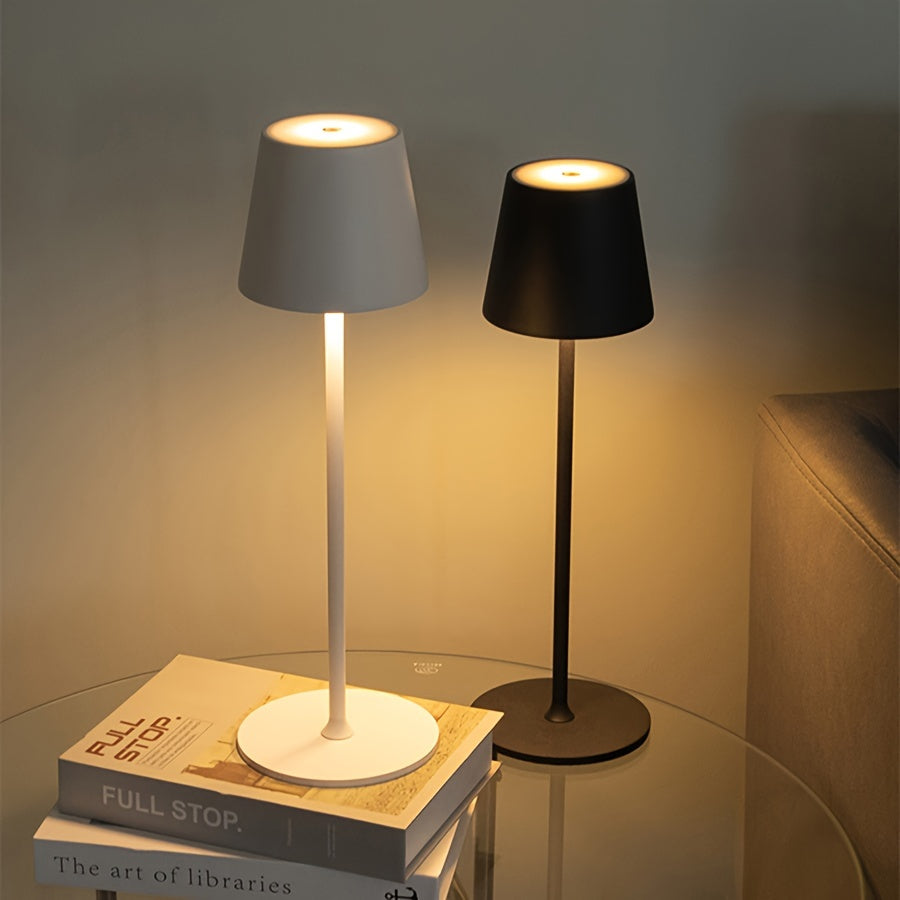 Lampe de table LED sans fil Felix – Contrôle tactile dimmable en continu avec batterie USB et design moderne
