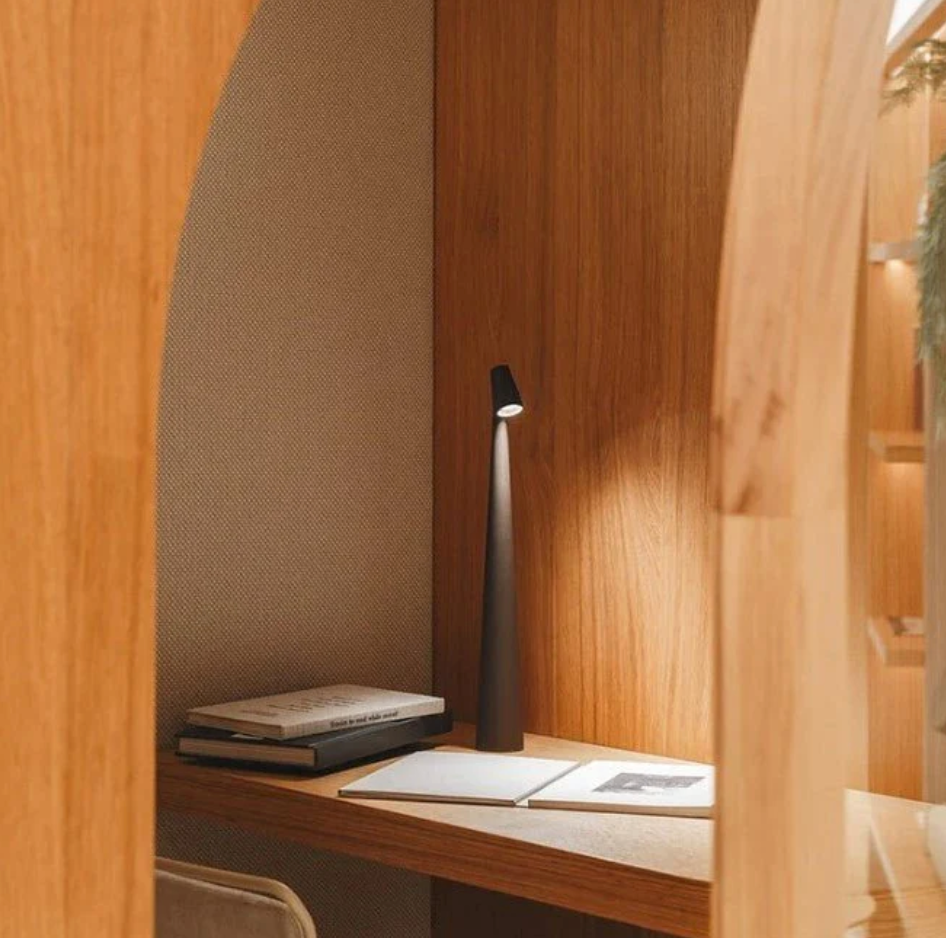 Finn Lampe Ambiante Dimmbare – Lampe LED Portable avec Contrôle Tactile et Batterie Rechargeable