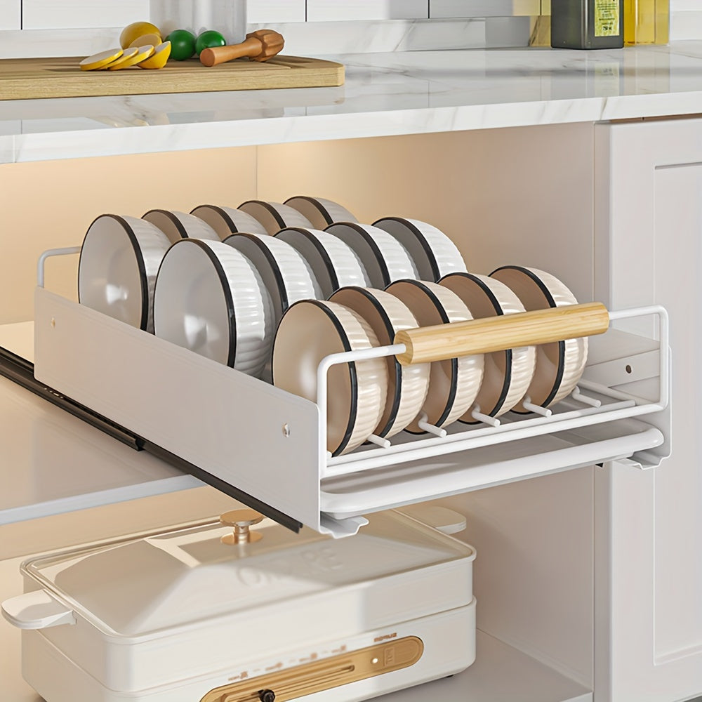 Organisateur de Placard Extensible Fleur – Solution de Rangement Intelligente pour Ustensiles de Cuisine