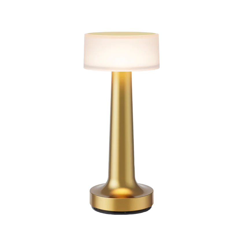 Lampe de Table Moderne Geraldine - Élégante Lampe LED Dimmable, 3 Niveaux de Luminosité, Idéale pour la Maison & la Restauration
