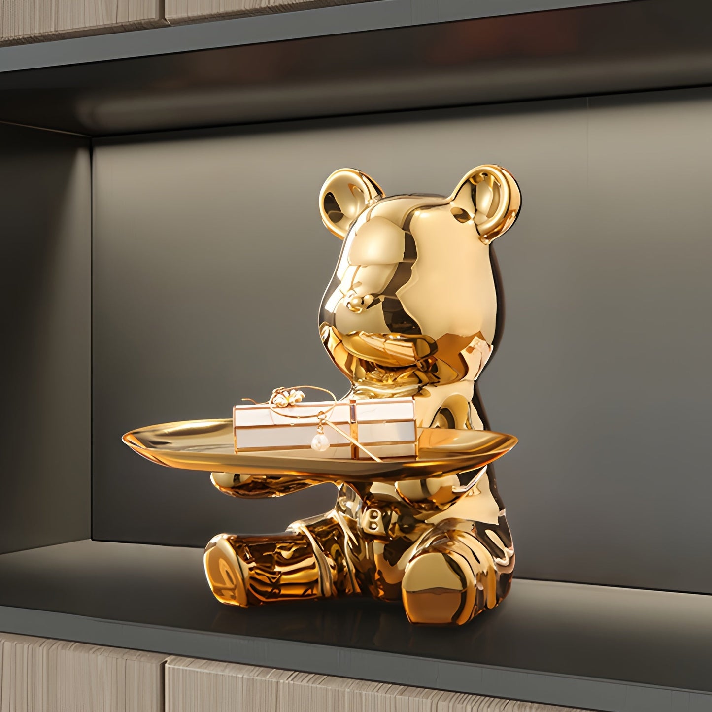 Grand bol en céramique – Organisateur élégant pour bijoux et accessoires