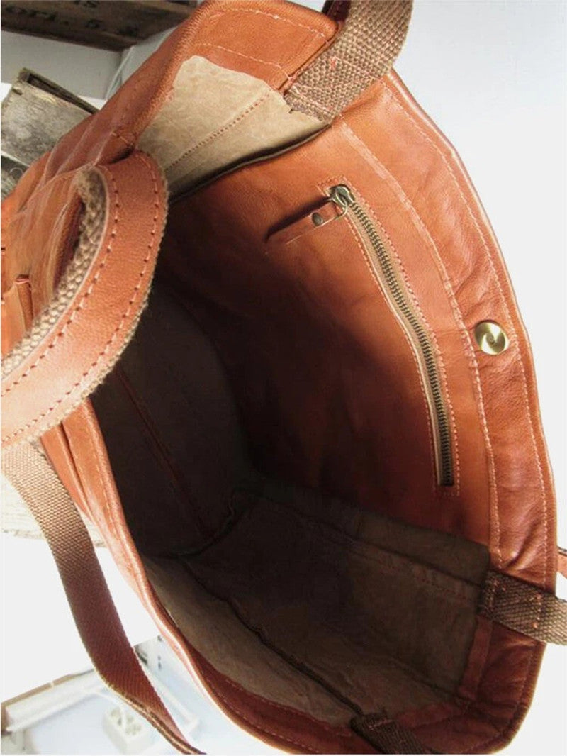 Adrasteia | Rétro Femme Sac à Main en Cuir