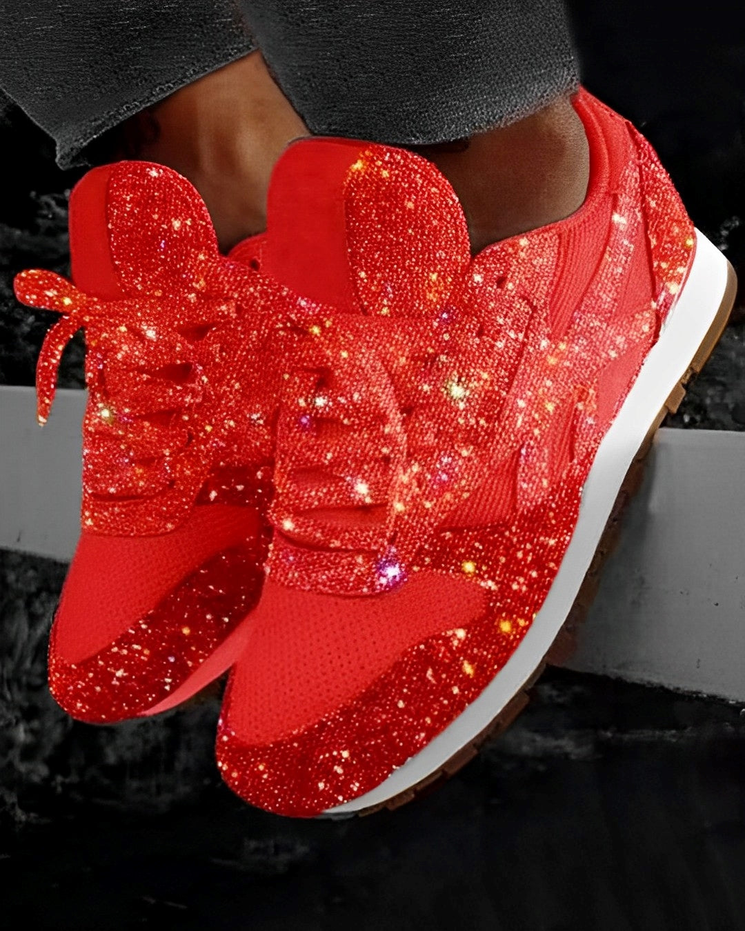 Variant image for Chaussures de Gymnastique Scintillantes pour Enfants Multicolores Taille 40 à 43-25