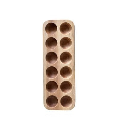 Support à œufs en bois – Solution élégante et fonctionnelle pour le stockage des œufs
