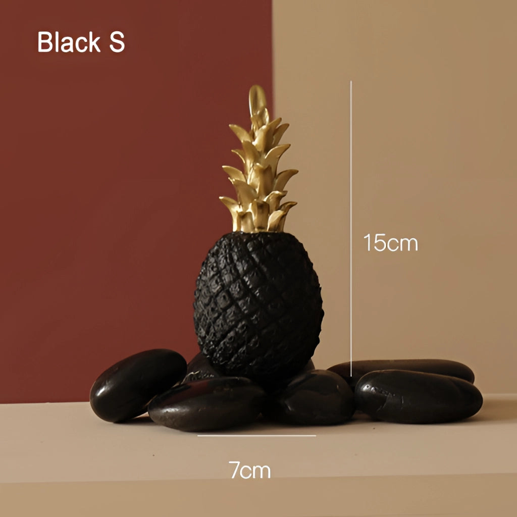 Objet décoratif ananas Nordic en résine – Décoration moderne inspirée des tropiques