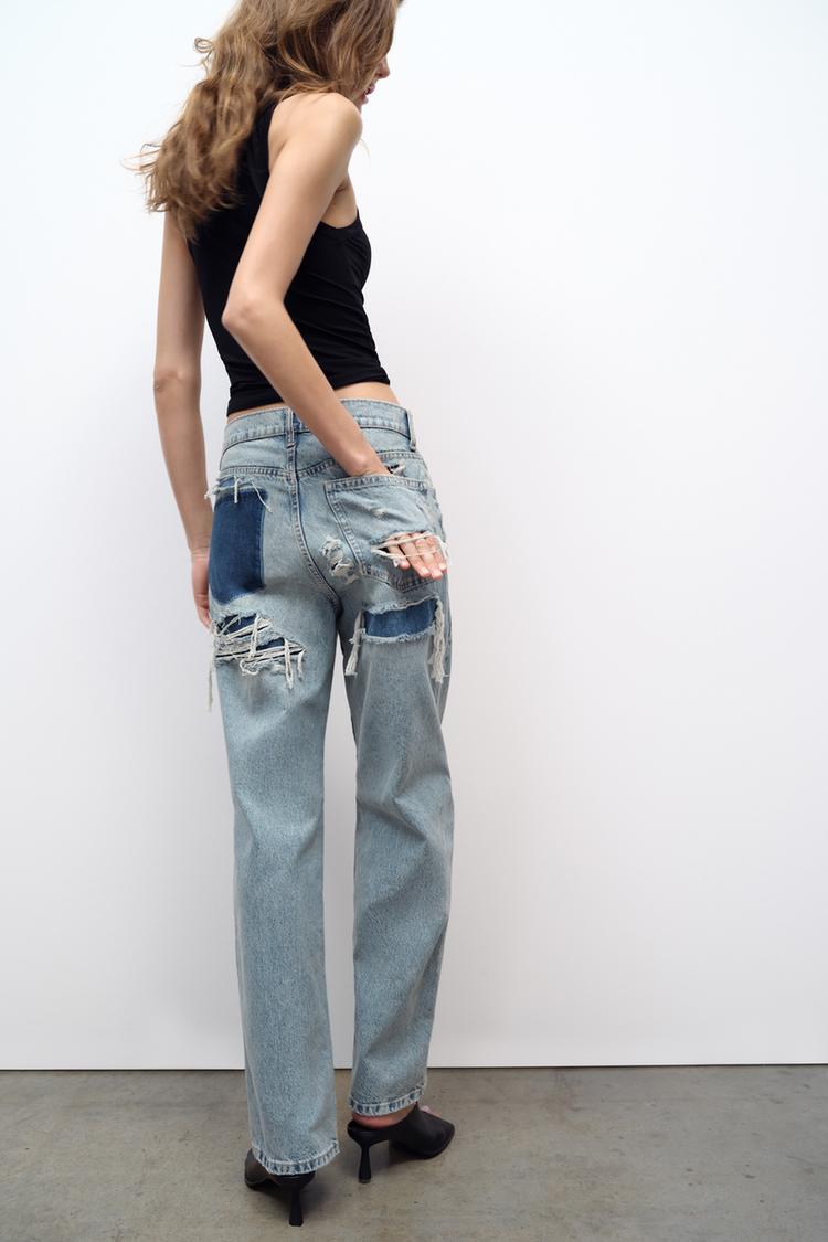 Lucie - Baggy Torn Jeans