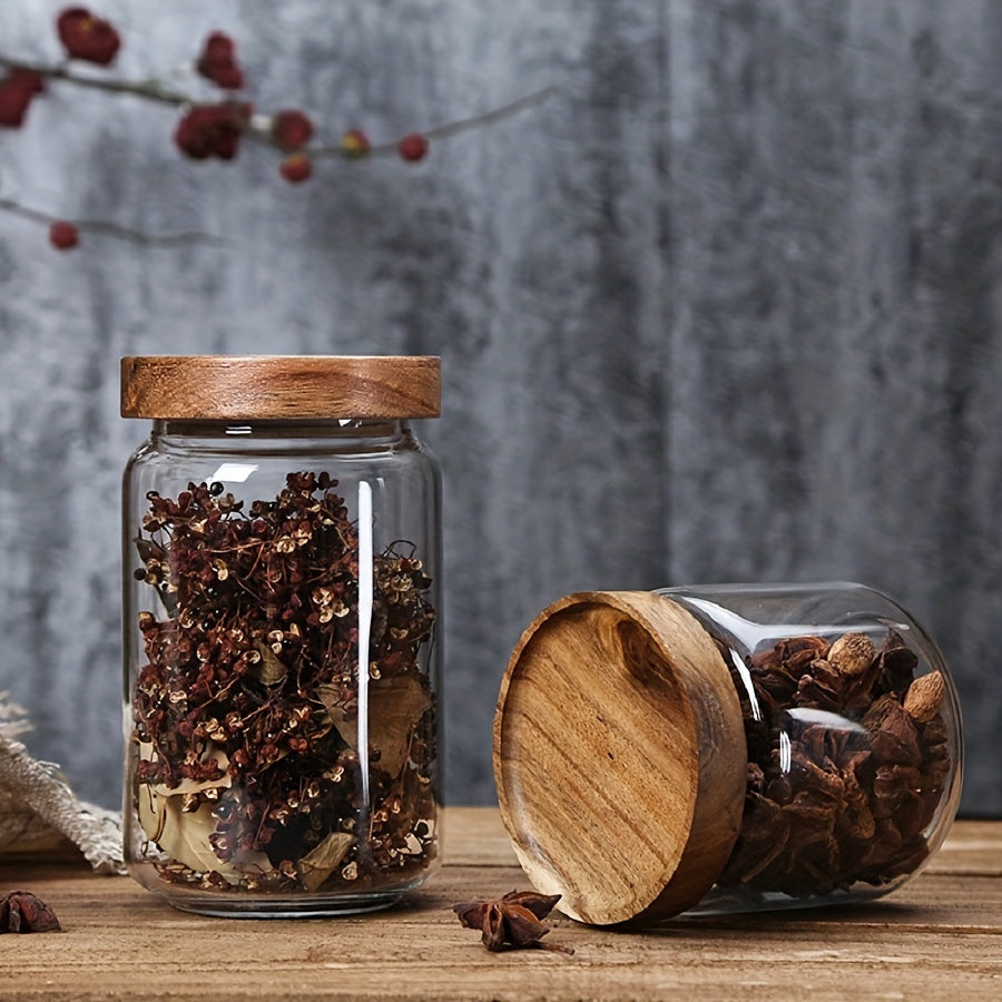 Récipient de cuisine en verre hermétique Jacs – Solution de rangement élégante et fonctionnelle pour les aliments