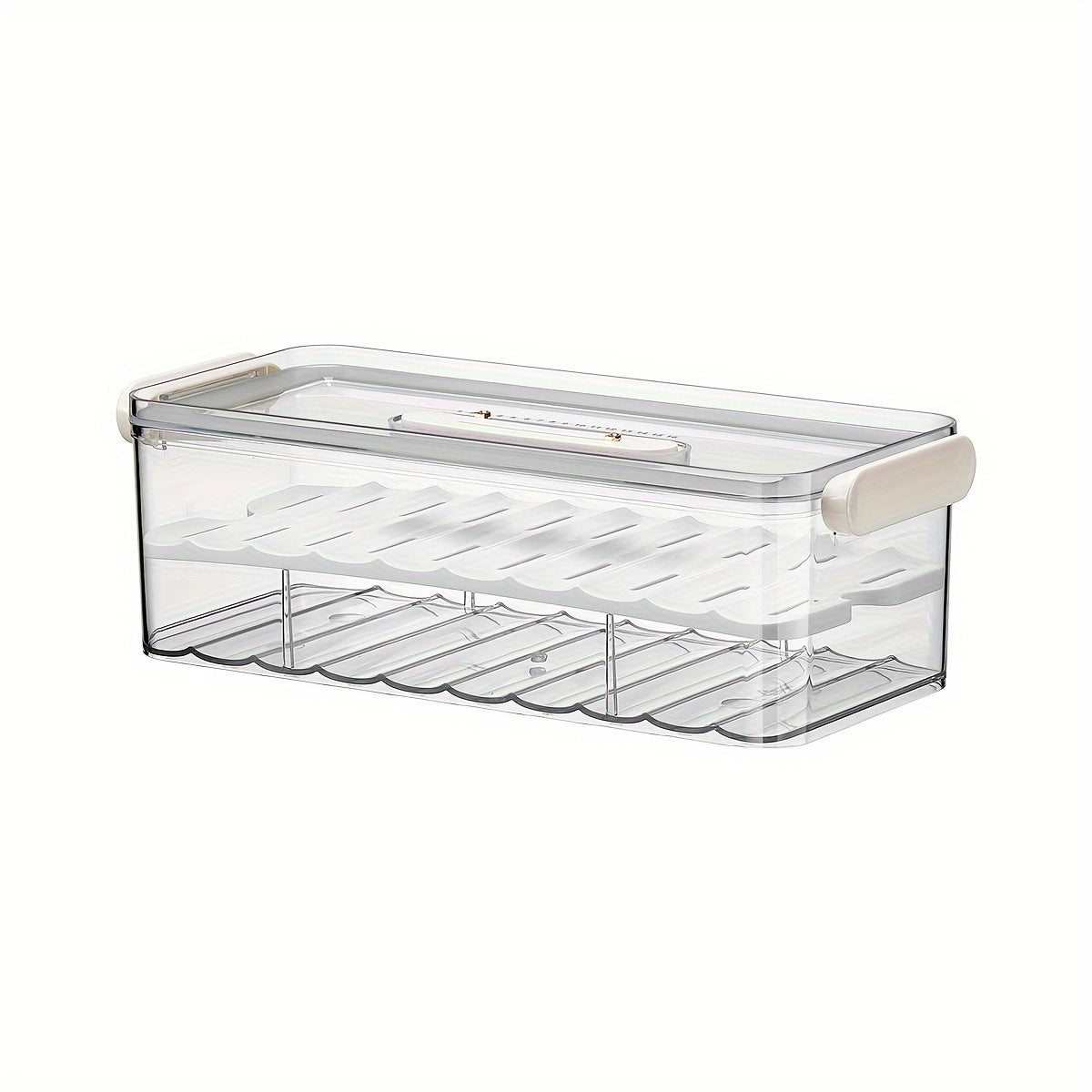 Boîte de rangement pour réfrigérateur en plastique alimentaire – Aliments frais avec options à couche simple et double