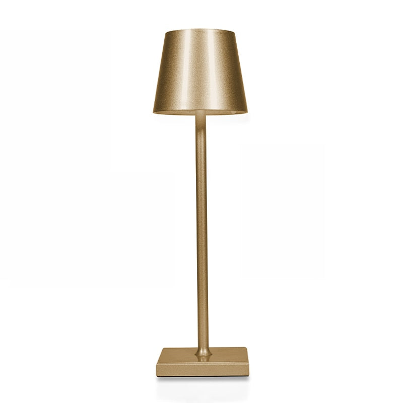 Lampe de Table Sans Fil Rechargeable London – Élégante Lampe LED Portable, Dimmable Tactile, Convient pour Intérieur/Extérieur