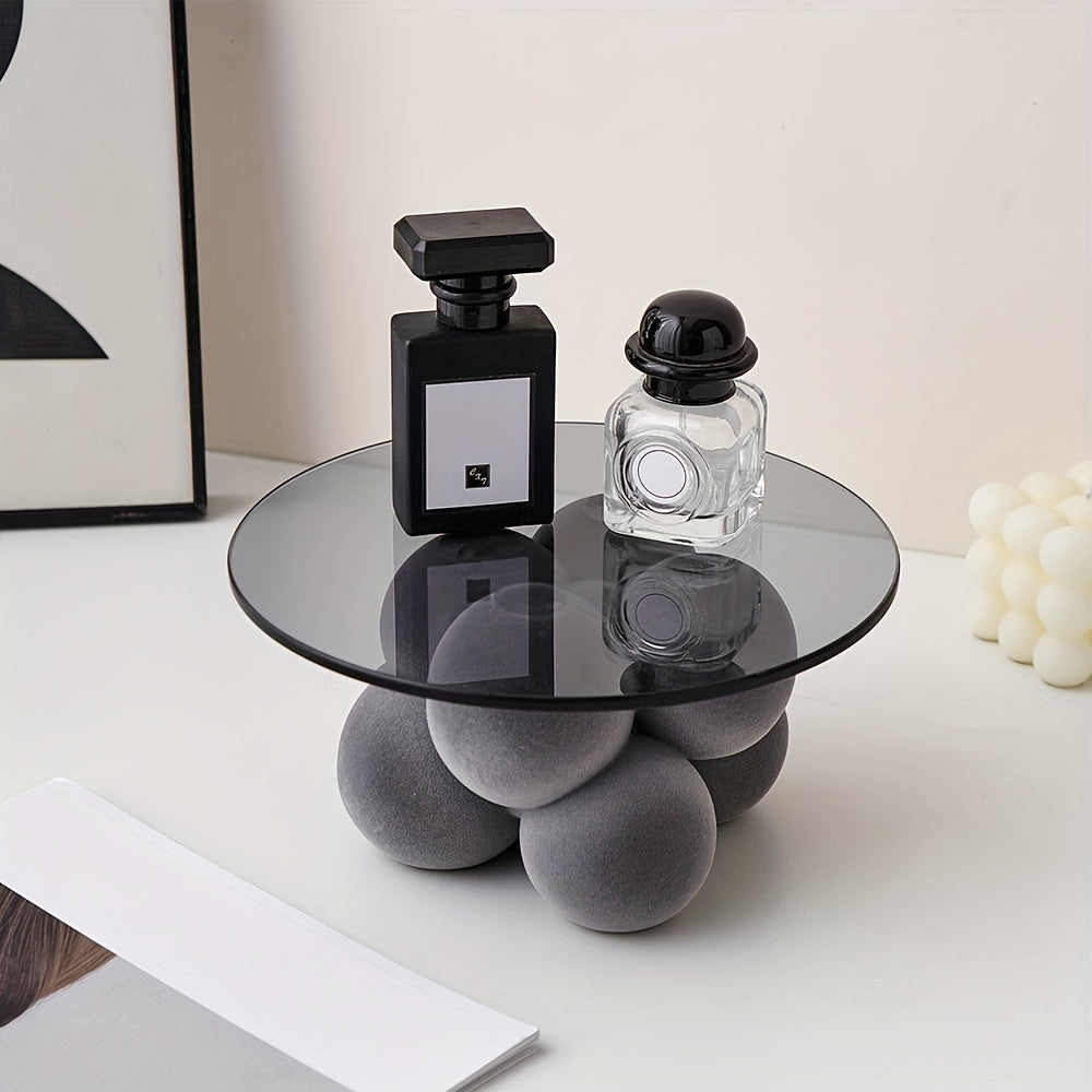 Plateau de rangement Lotte – Organisateur ovale élégant et polyvalent pour la maison et le bureau