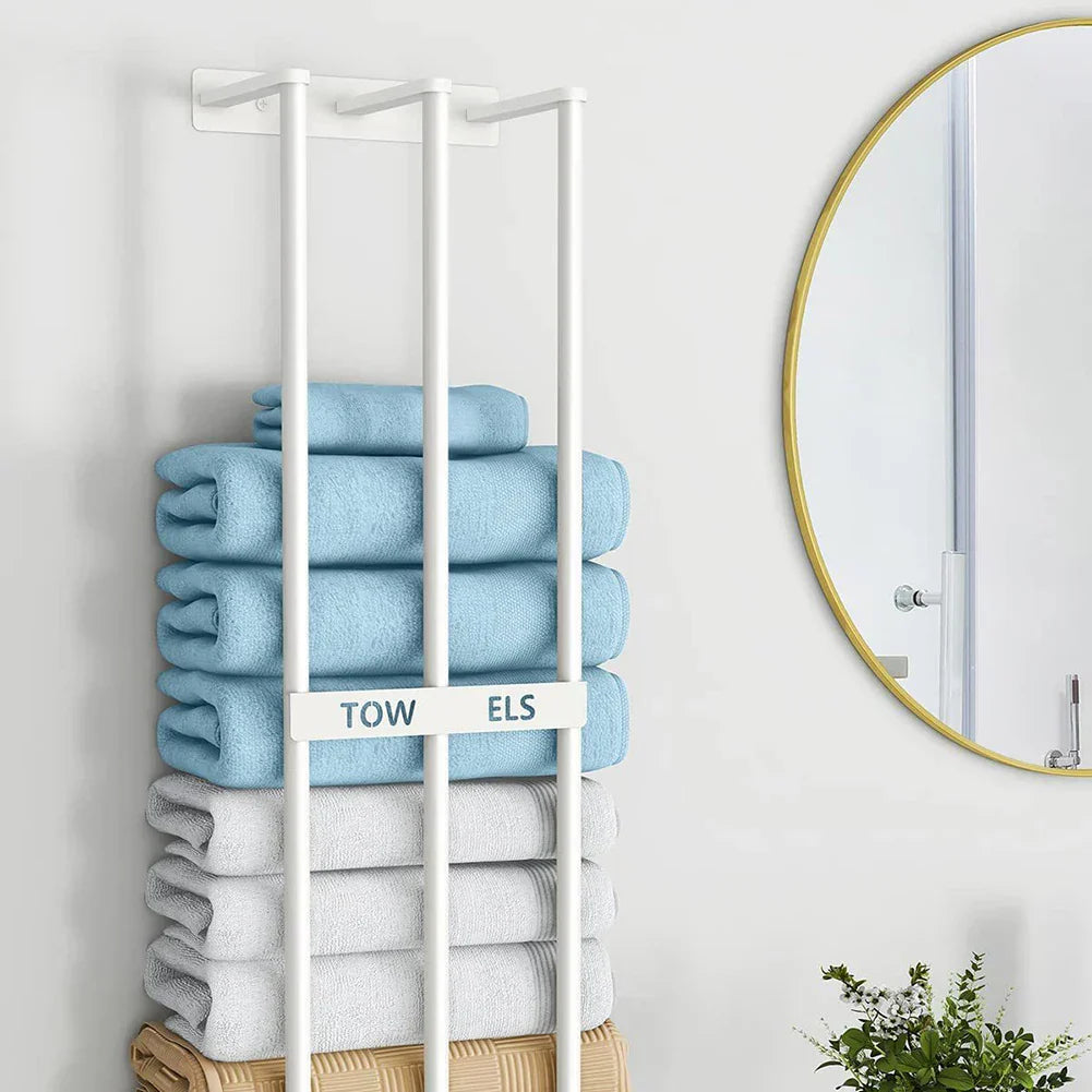 Porte-serviettes Luxueux – Design Économiseur d'Espace pour Salles de Bain Modernes