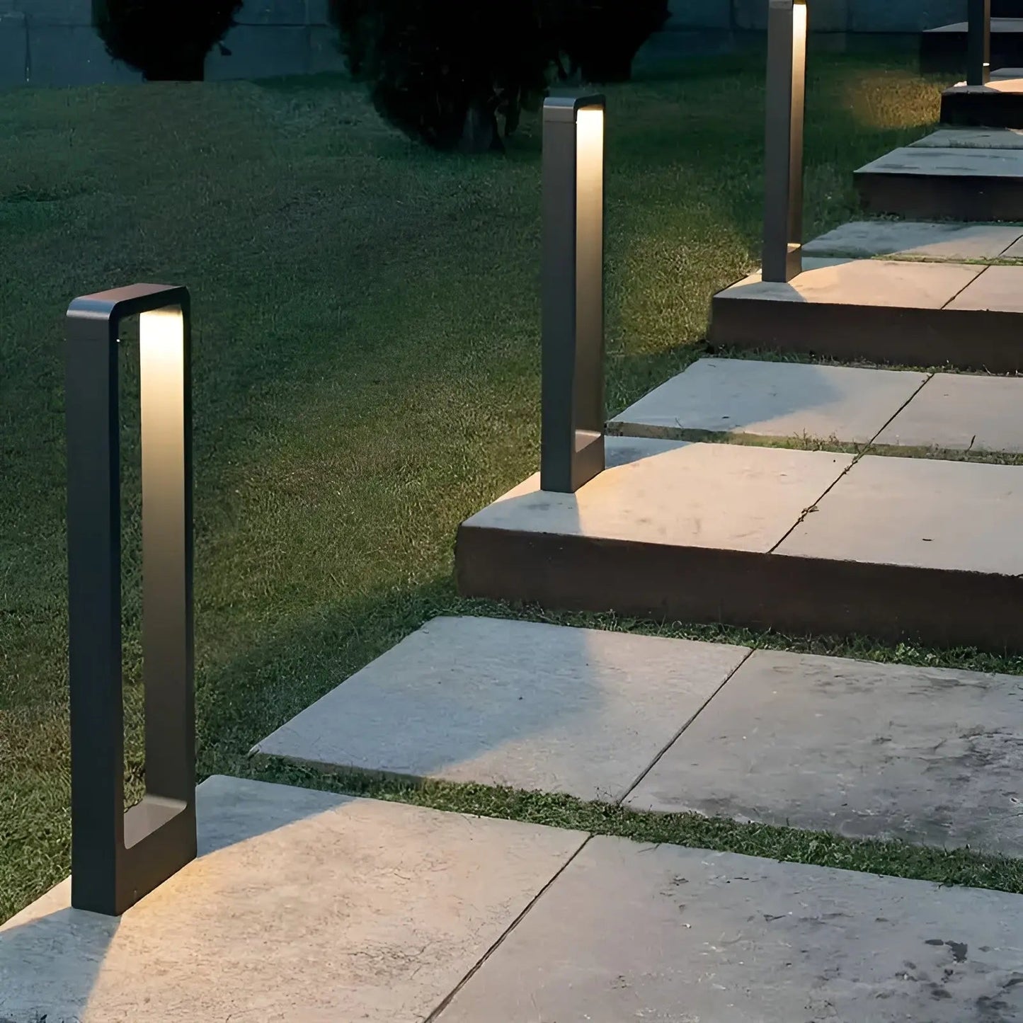 Lampe de jardin LED moderne - Design en aluminium élégant, durable, éclairage extérieur 15W
