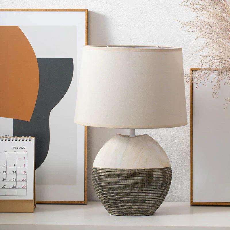 Lampe de Table Scandi Moderne – Lumière Ambiante Apaisante, Batterie Rechargeable
