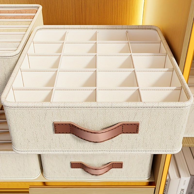 Boîte de rangement pour sous-vêtements à plusieurs compartiments – Organisateur pratique pour un usage quotidien