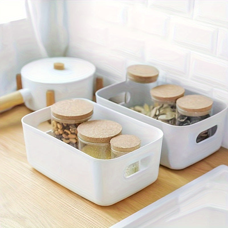 Boîtes de rangement multifonctionnelles avec poignées – Set de 4 pour l'organisation de la maison