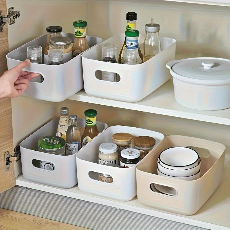 Boîtes de rangement multifonctionnelles avec poignées – Set de 4 pour l'organisation de la maison
