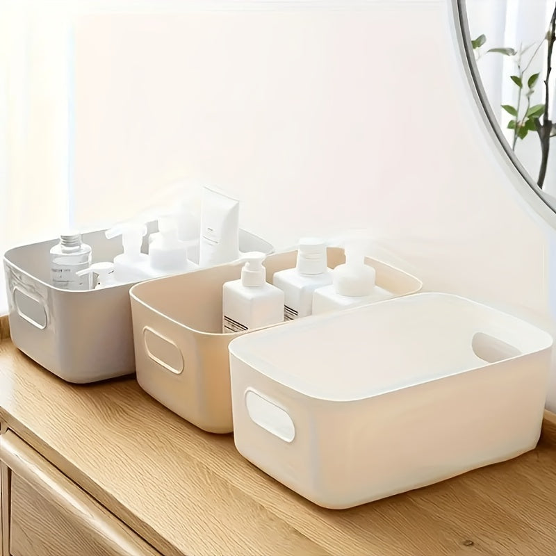 Boîtes de rangement multifonctionnelles avec poignées – Set de 4 pour l'organisation de la maison