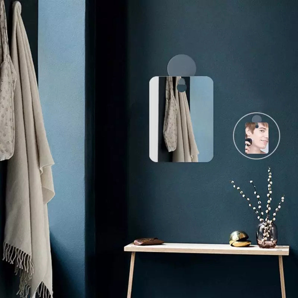 Miroir de Douche Anti-Buée – Miroir Portable pour Salle de Bain et Voyages