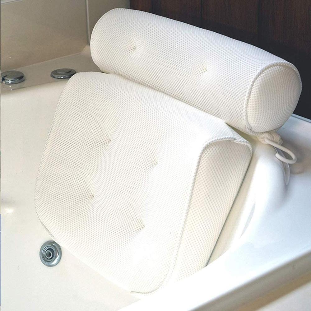 Coussin de Bain NeckCush – Confort Premium et Support de Cou – Design Sèche Rapidement & Hygiénique