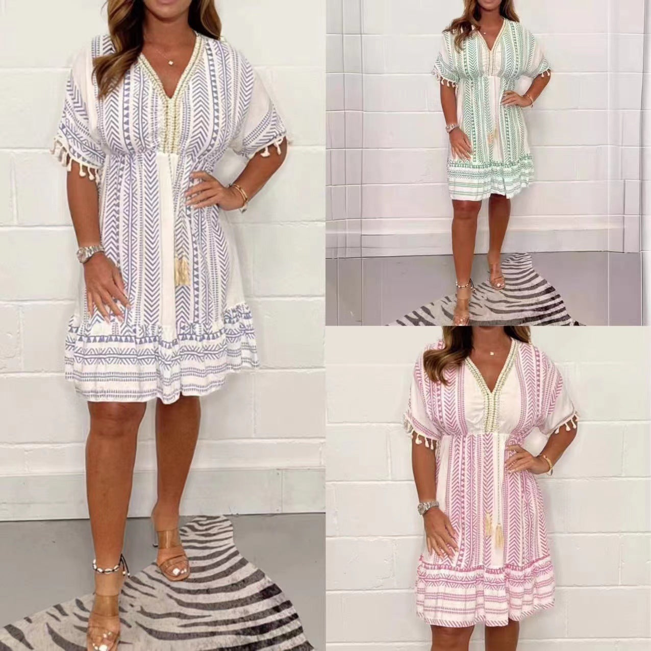 Robe Bohème Vintage | Robe Longue Femme Été | Julia
