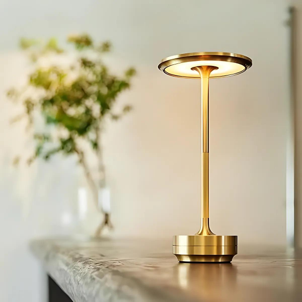 Lampe de table sans fil rechargeable – Portable et avec contrôle tactile