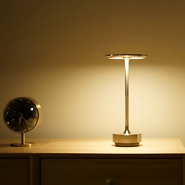 Lampe de table sans fil rechargeable – Portable et avec contrôle tactile