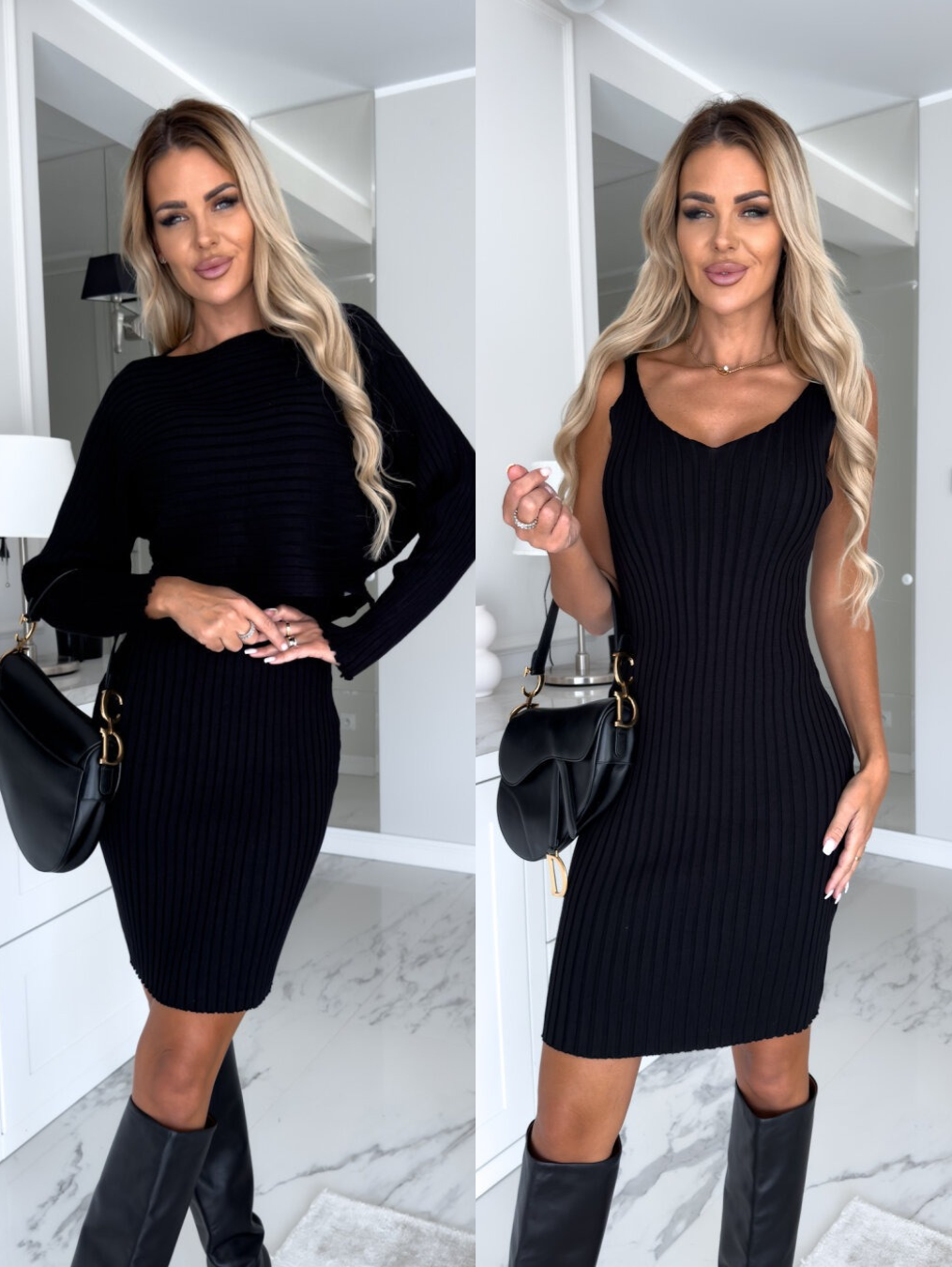 Sophie - Robe Sans Manches Avec Pull Assorti
