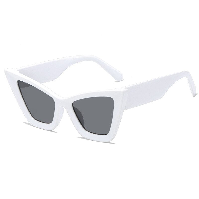 Lunettes de soleil oversize en forme d'œil de chat