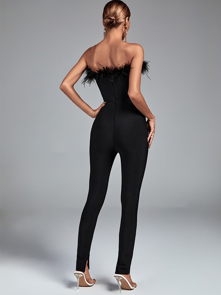 Combinaison de Soirée Élégante en Polyester – Femme – Felicia