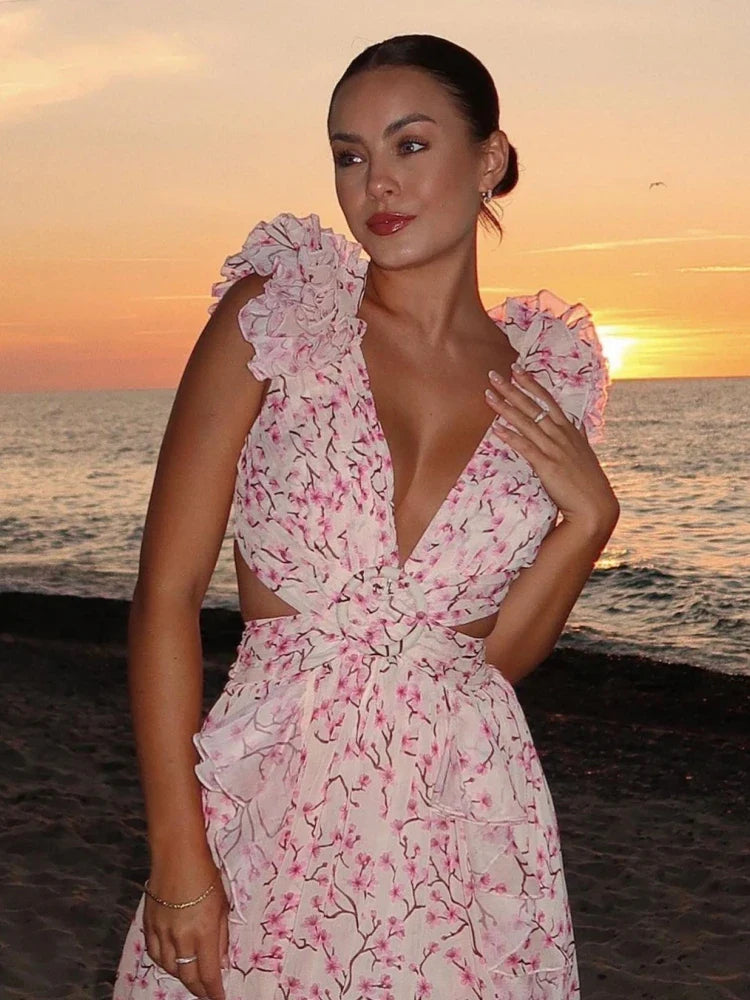 Lexi - Robe maxi élégante sans dos