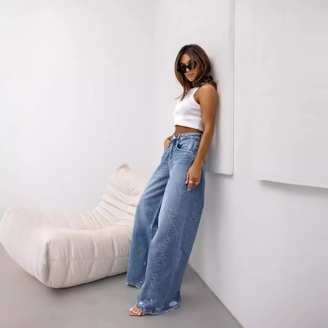 Sophie™ Pantalon Large Élastique