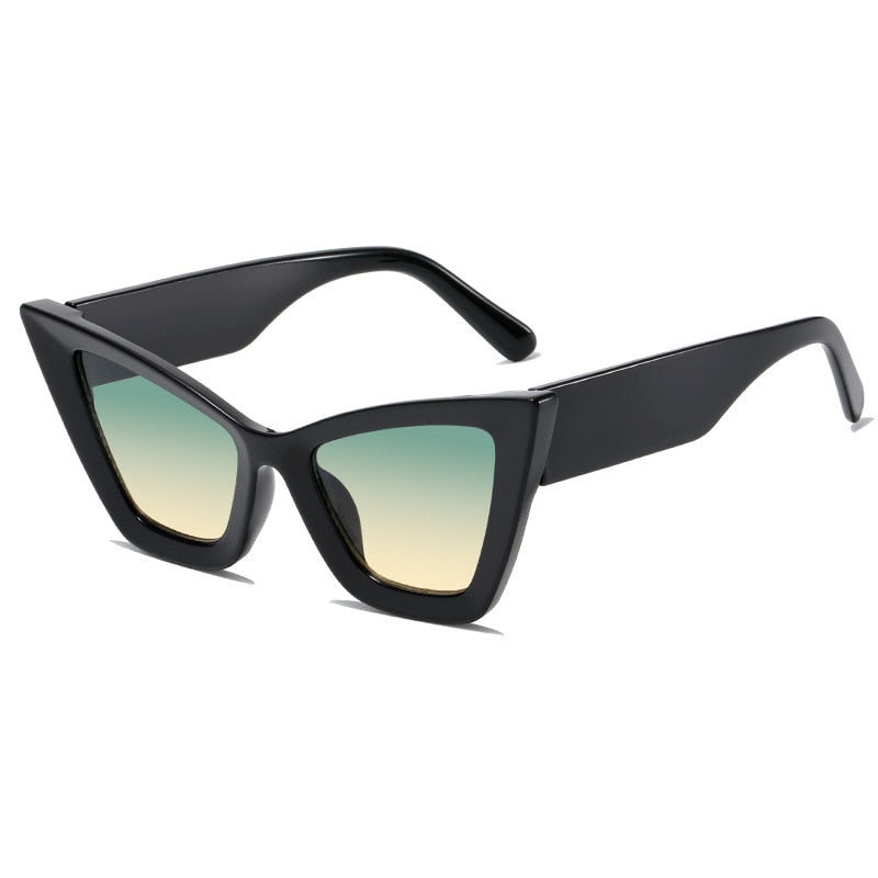 Lunettes de soleil oversize en forme d'œil de chat