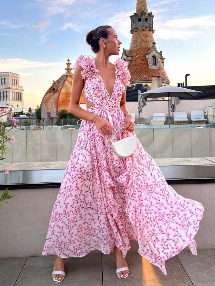 Lexi - Robe maxi élégante sans dos