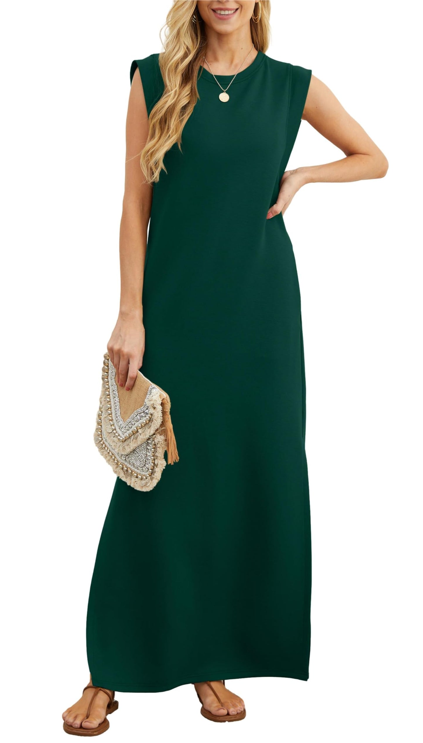 Variant image for Robe Longue Femme | Robe Longue Été Idéale Pour Les Journées Ensoleillées | Sophie-6