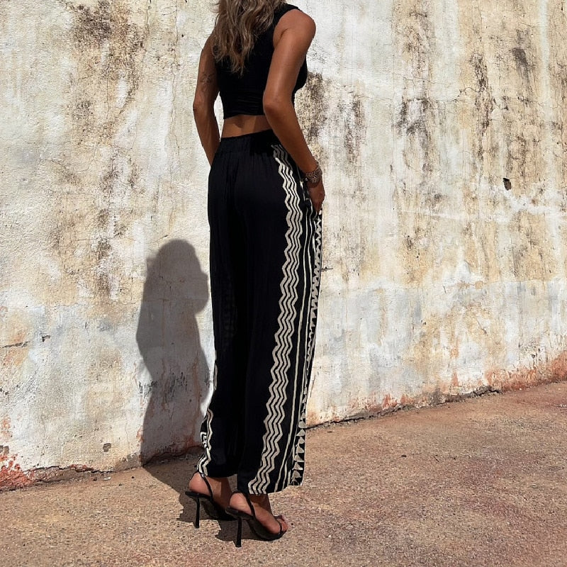 Clémence - Pantalon D'Été Élégant