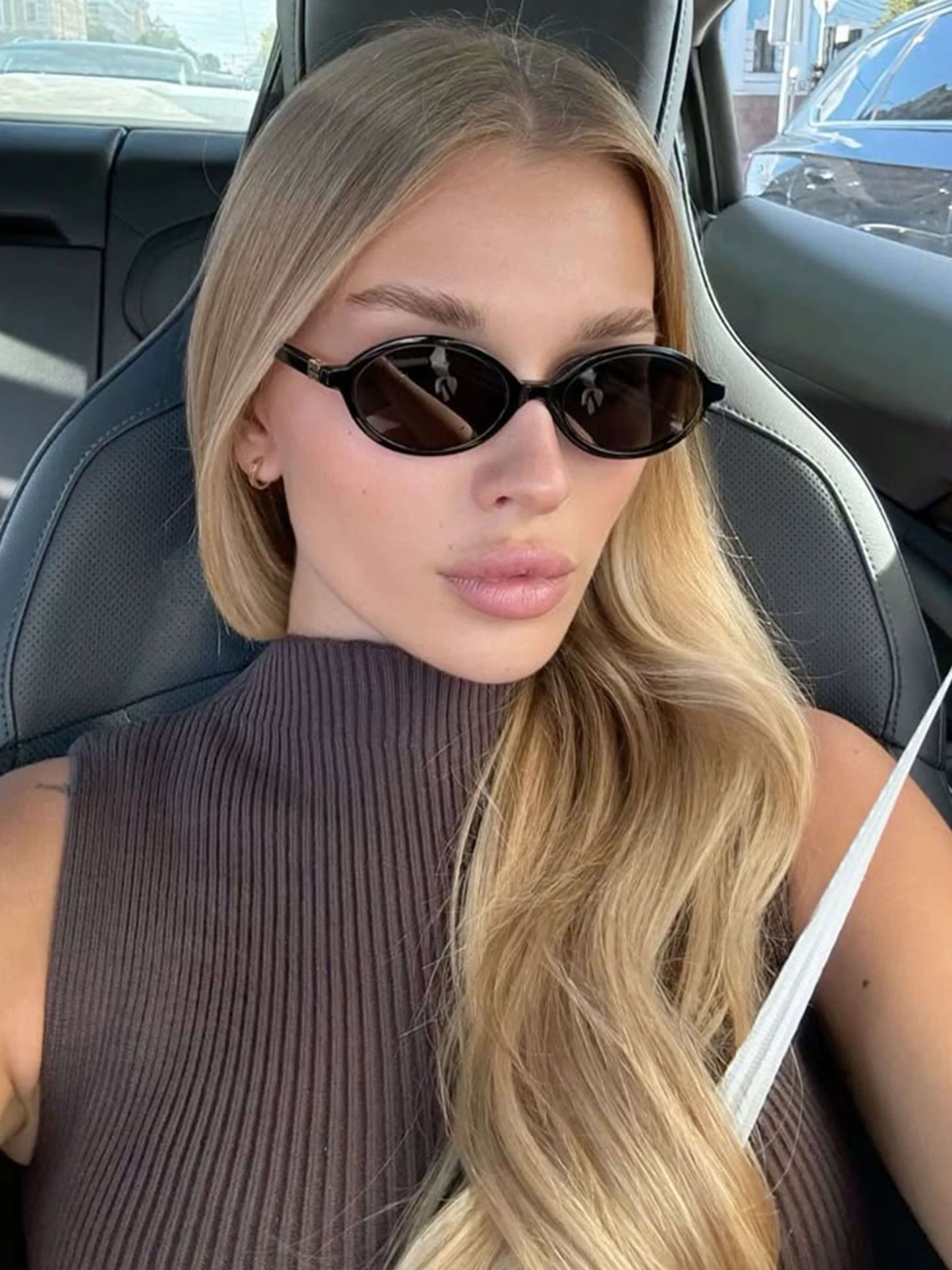 Lunettes de soleil ovales Clarence