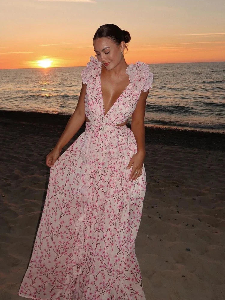 Lexi - Robe maxi élégante sans dos