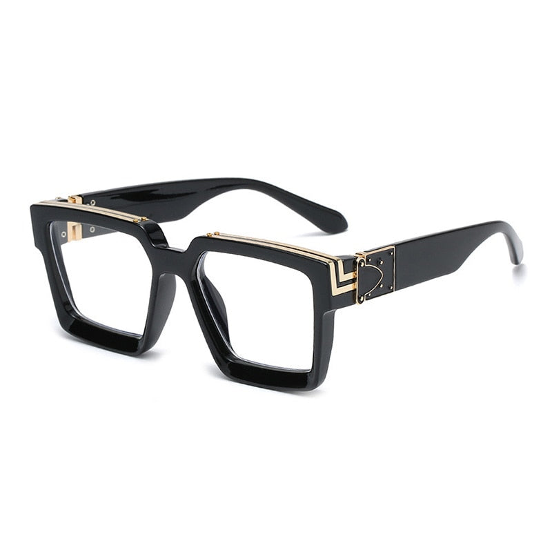 Lunettes de soleil carrées teintées aux normes modernes