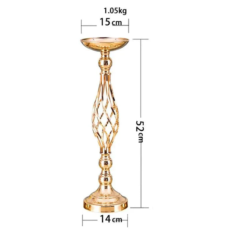 Bougeoir de Table en Or Élégant – Support de Bougie Luxueux pour Décoration de Maison & Événements