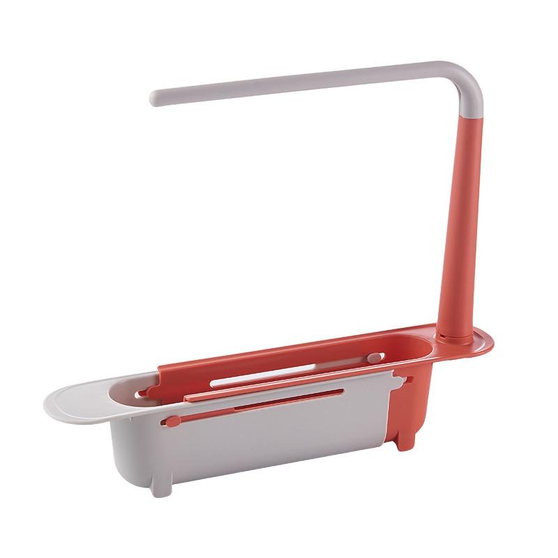 SpaceRack Organisateur de Lavabo Réglable - Étagère de Cuisine Compacte et Durable