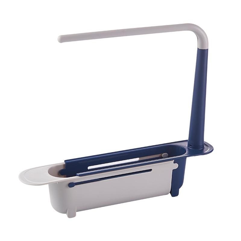 SpaceRack Organisateur de Lavabo Réglable - Étagère de Cuisine Compacte et Durable
