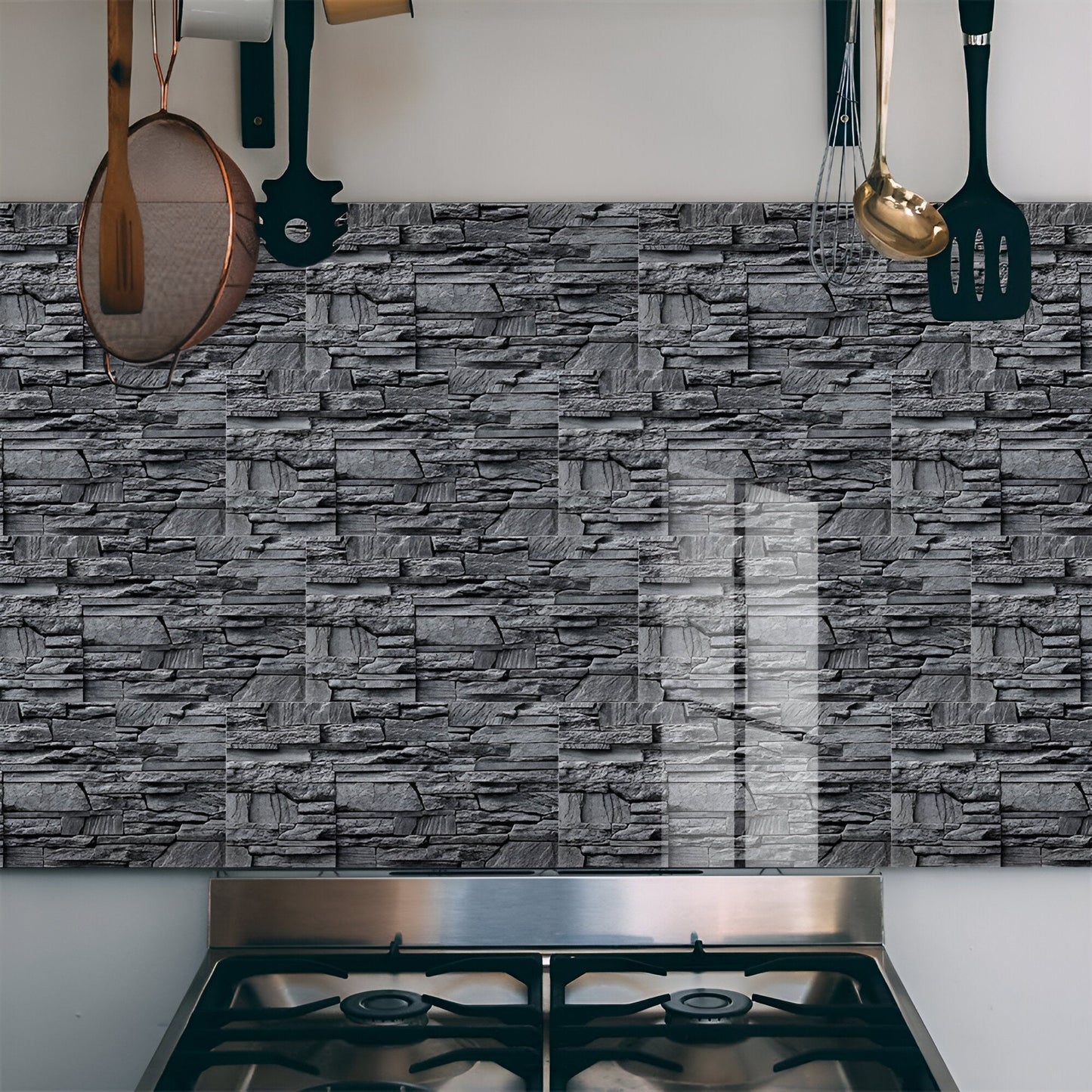 StickTile Panneau mural – Autocollant en effet marbre pour une valorisation rapide de l'espace